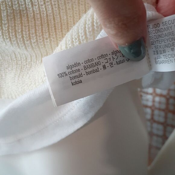 NWT Zara Cotton Blend Vest/Tank Top Hybrid - Picture 9 of 10